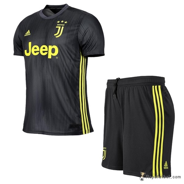 Camiseta Juventus Replica Tercera Ropa Niños 2018/19 Gris